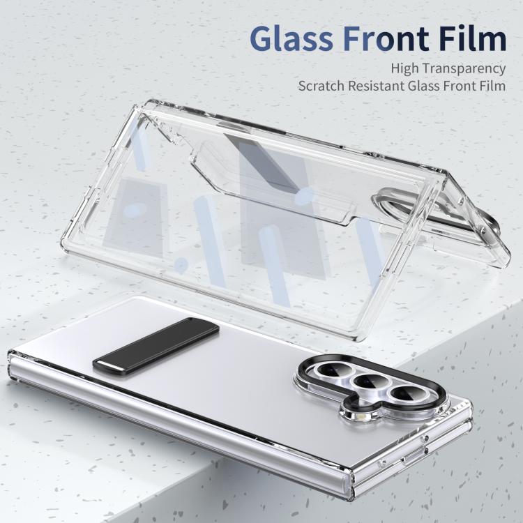 For Samsung Galaxy Z Fold7 5G Ice-Cold Holder PC Hybrid TPU Phone Case
