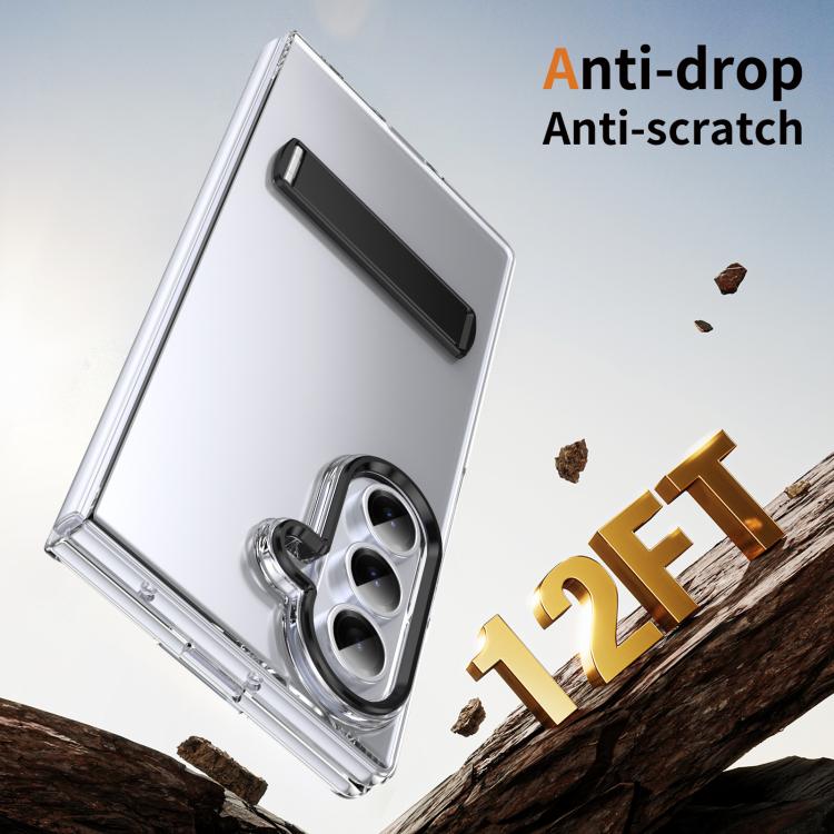 For Samsung Galaxy Z Fold7 5G Ice-Cold Holder PC Hybrid TPU Phone Case