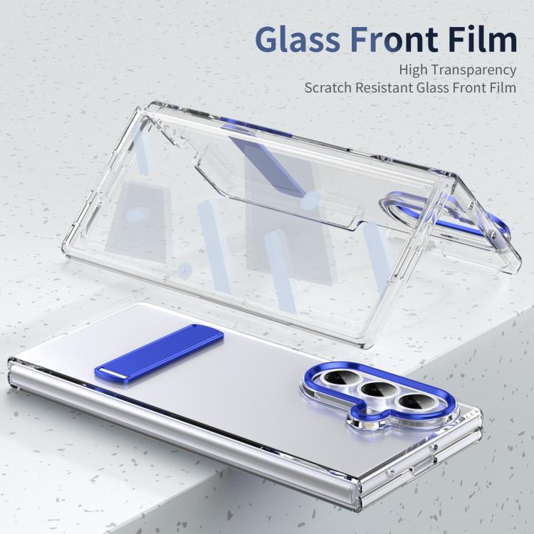 For Samsung Galaxy Z Fold7 5G Ice-Cold Holder PC Hybrid TPU Phone Case