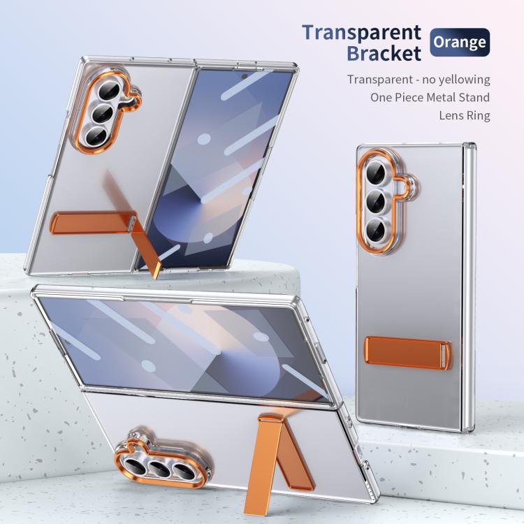 For Samsung Galaxy Z Fold7 5G Ice-Cold Holder PC Hybrid TPU Phone Case