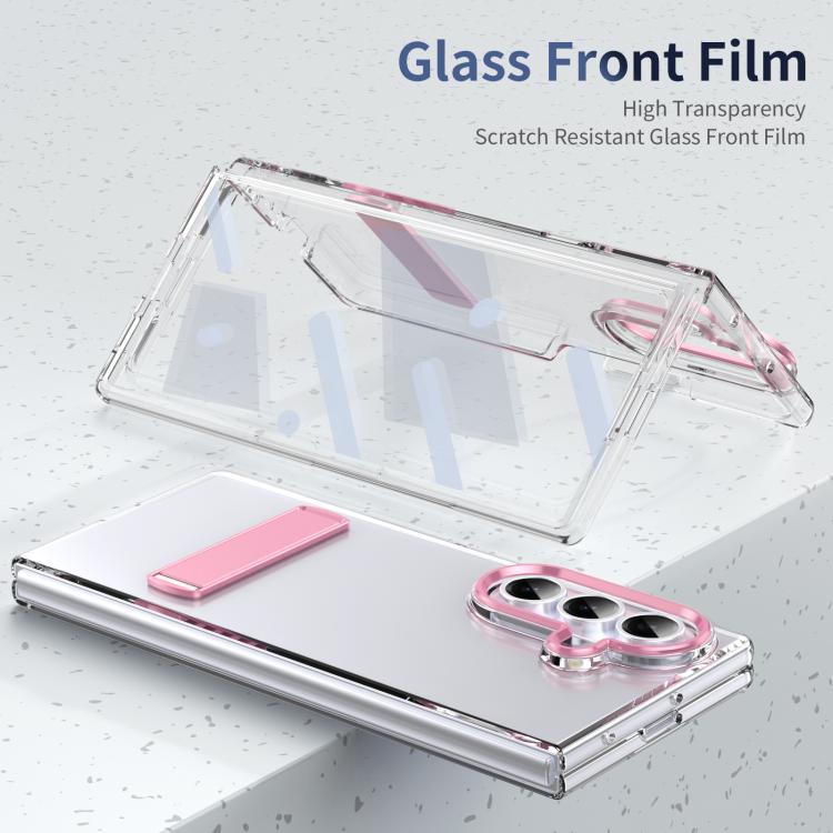 For Samsung Galaxy Z Fold7 5G Ice-Cold Holder PC Hybrid TPU Phone Case