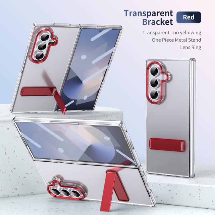 For Samsung Galaxy Z Fold7 5G Ice-Cold Holder PC Hybrid TPU Phone Case