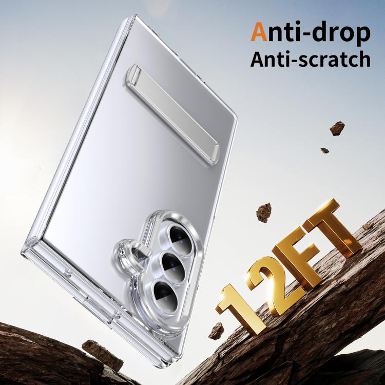 For Samsung Galaxy Z Fold7 5G Ice-Cold Holder PC Hybrid TPU Phone Case