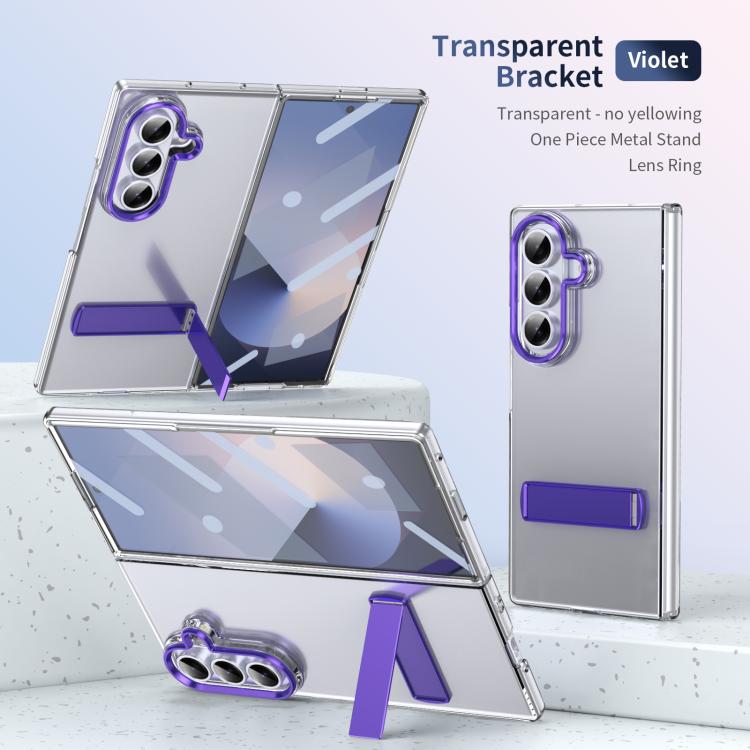 For Samsung Galaxy Z Fold7 5G Ice-Cold Holder PC Hybrid TPU Phone Case