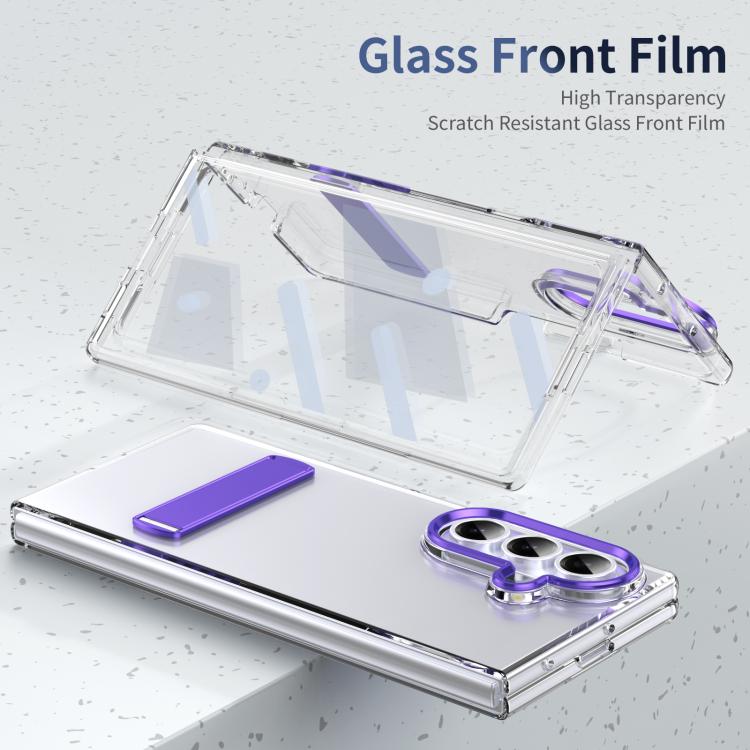 For Samsung Galaxy Z Fold7 5G Ice-Cold Holder PC Hybrid TPU Phone Case