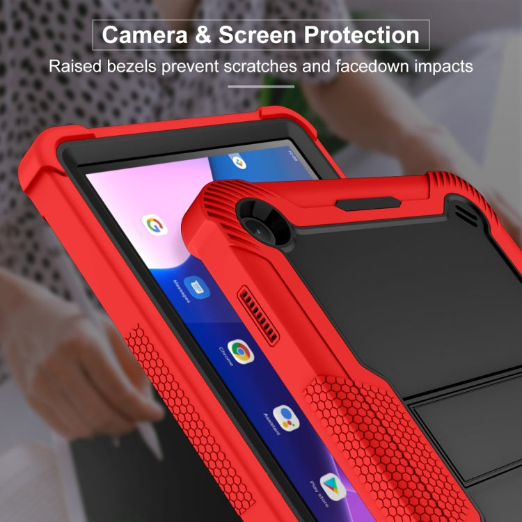 For Lenovo Tab M10 3rd Gen / TB328 Silicone Hybrid PC Tablet Case with Holder