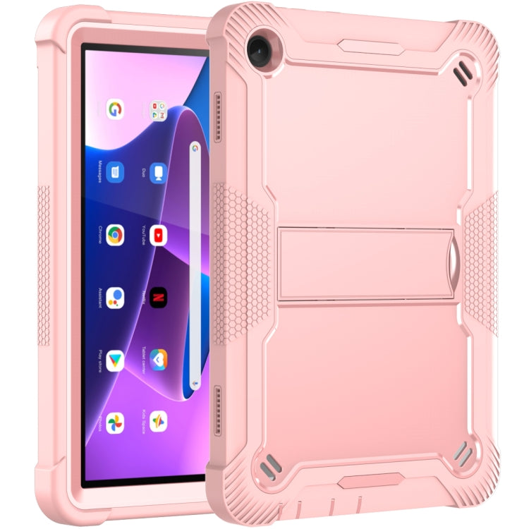 For Lenovo Tab M10 3rd Gen / TB328 Silicone Hybrid PC Tablet Case with Holder