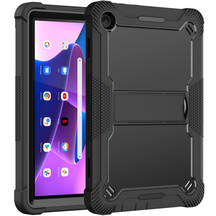 For Lenovo Tab M10 3rd Gen / TB328 Silicone Hybrid PC Tablet Case with Holder