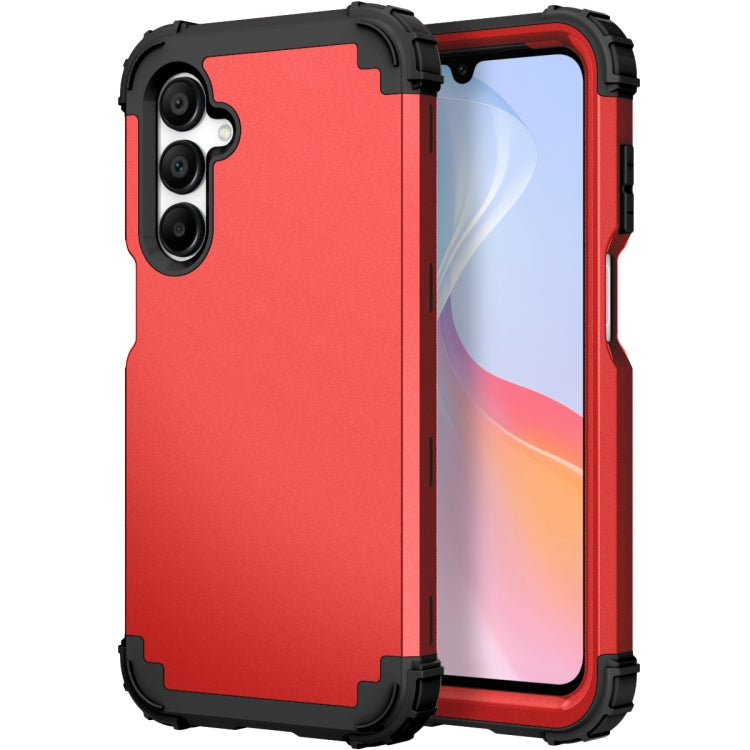 For Samsung Galaxy A16 5G 3 in 1 Silicone Hybrid PC Shockproof Phone Case