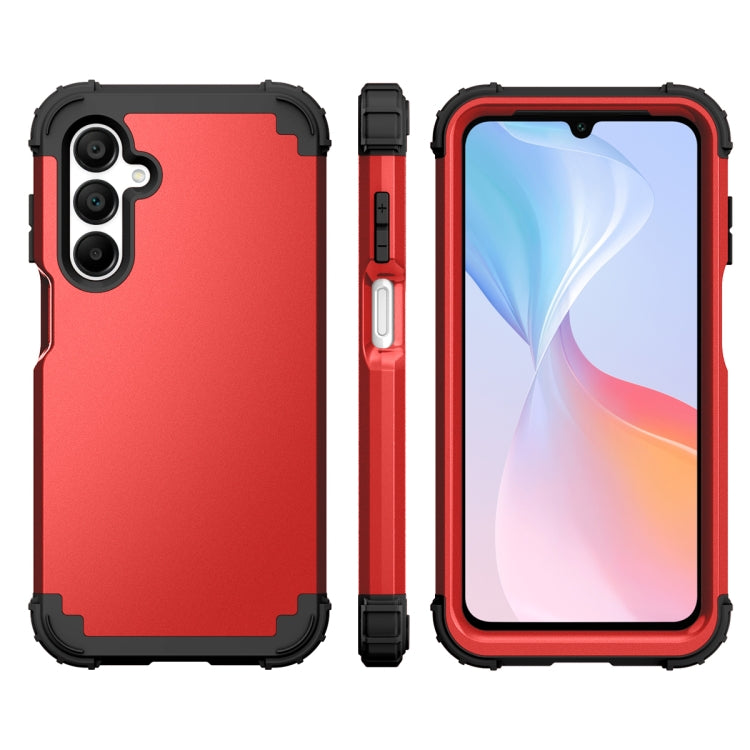 For Samsung Galaxy A16 5G 3 in 1 Silicone Hybrid PC Shockproof Phone Case