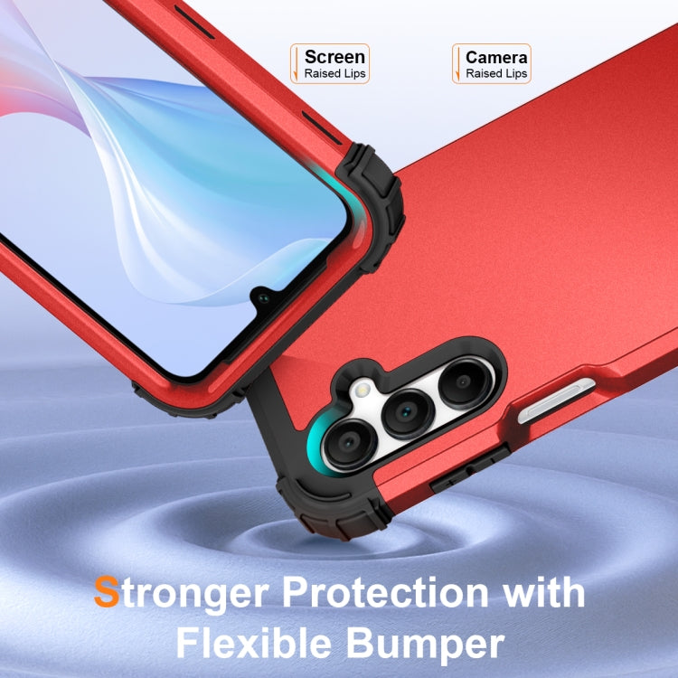 For Samsung Galaxy A16 5G 3 in 1 Silicone Hybrid PC Shockproof Phone Case