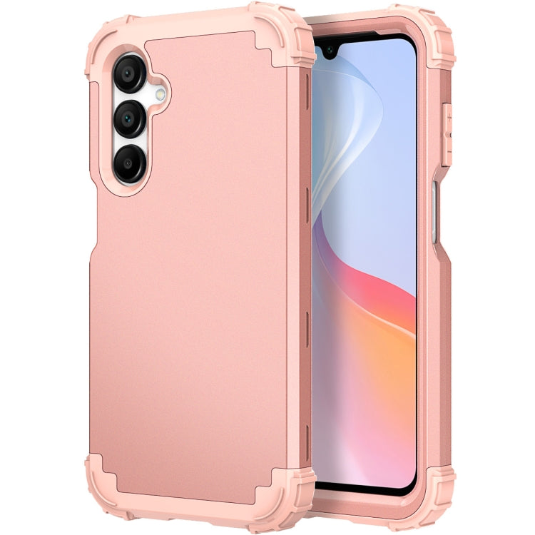 For Samsung Galaxy A16 5G 3 in 1 Silicone Hybrid PC Shockproof Phone Case