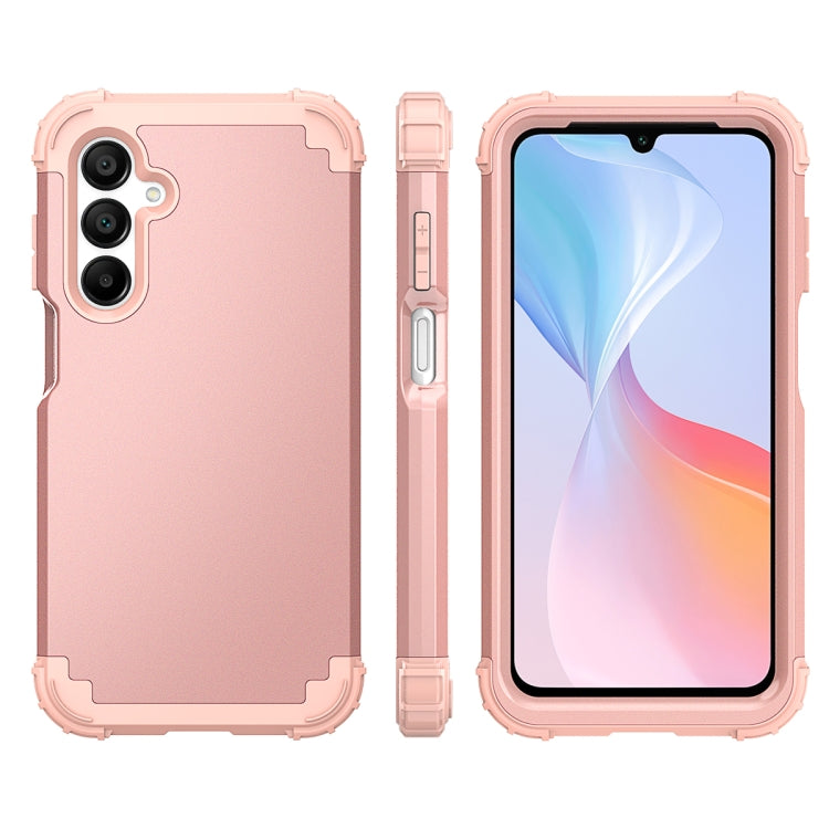 For Samsung Galaxy A16 5G 3 in 1 Silicone Hybrid PC Shockproof Phone Case