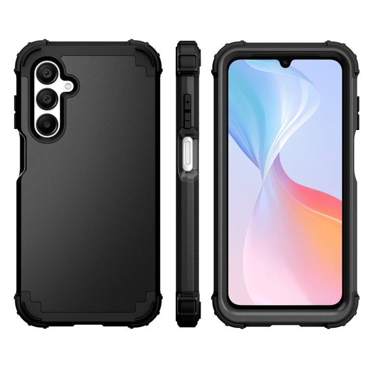 For Samsung Galaxy A16 5G 3 in 1 Silicone Hybrid PC Shockproof Phone Case