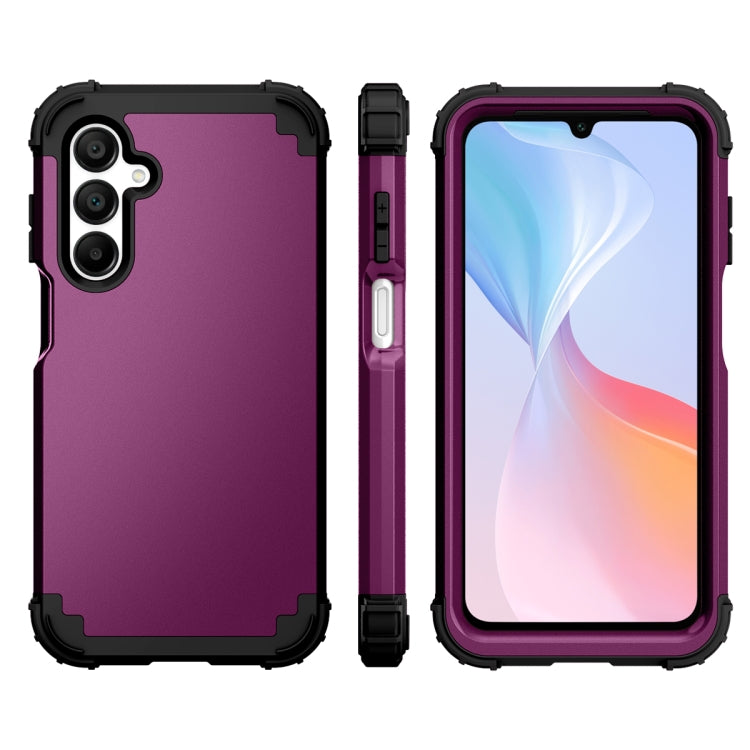 For Samsung Galaxy A16 5G 3 in 1 Silicone Hybrid PC Shockproof Phone Case