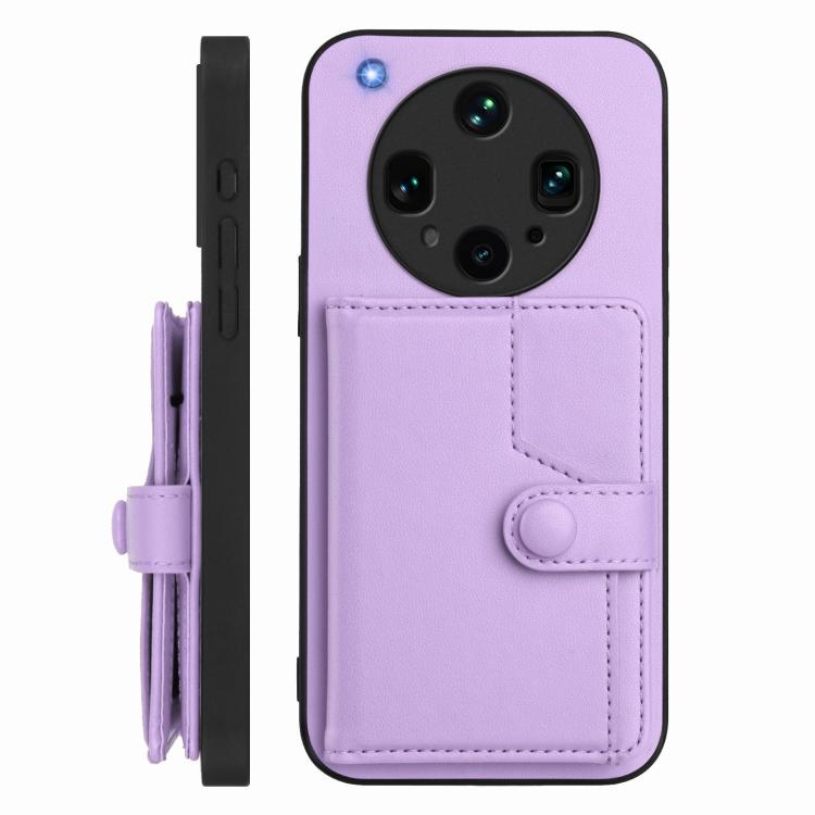 For OPPO Find X8 Ultra Button Card Bag RFID Anti-theft Phone Case
