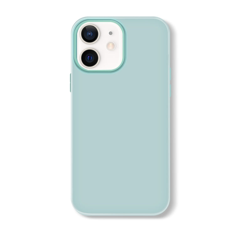 For iPhone 12 Skin Feeling Jelly Series TPU + PC Full Coverage Phone Case