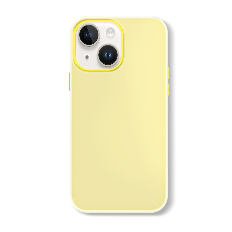 For iPhone 15 Plus Skin Feeling Jelly Series TPU + PC Full Coverage Phone Case