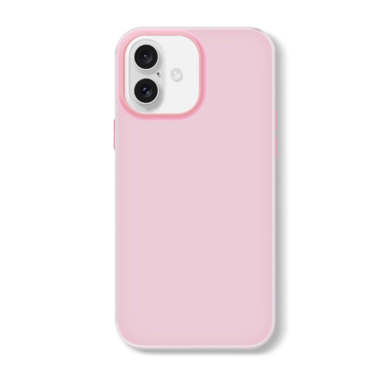 For iPhone 16 Plus Skin Feeling Jelly Series TPU + PC Full Coverage Phone Case