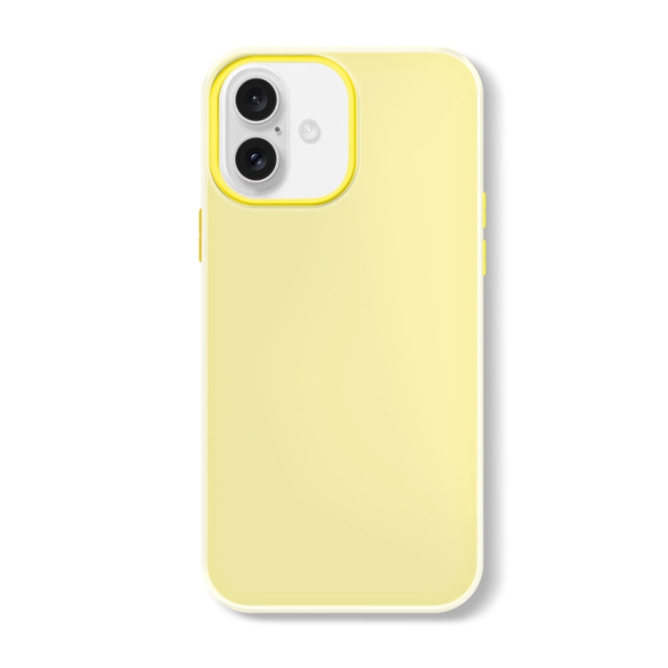 For iPhone 16 Plus Skin Feeling Jelly Series TPU + PC Full Coverage Phone Case