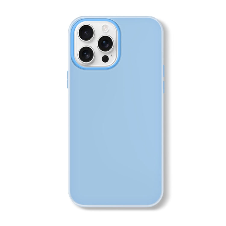 For iPhone 16 Pro Max Skin Feeling Jelly Series TPU + PC Full Coverage Phone Case