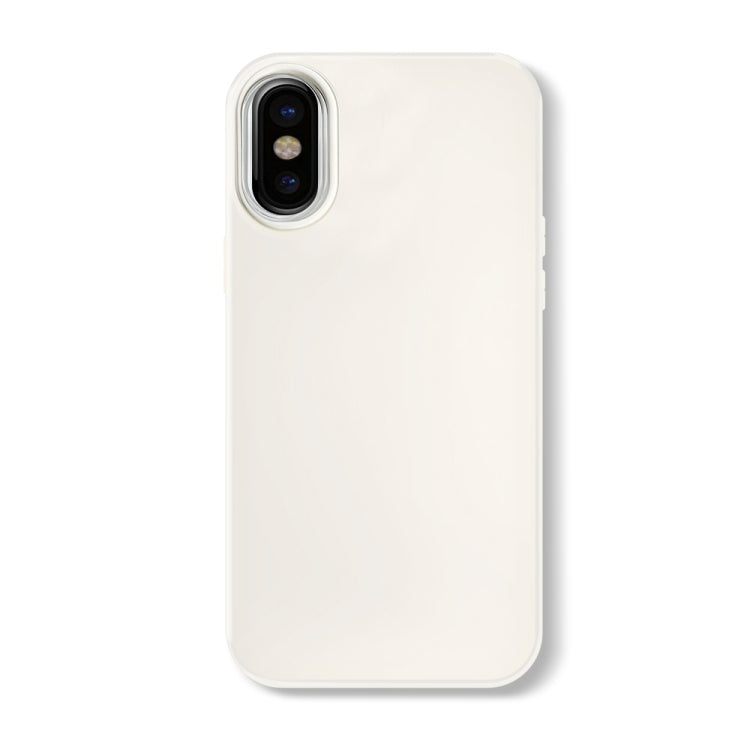 For iPhone X / XS Skin Feeling Jelly Series TPU + PC Full Coverage Phone Case