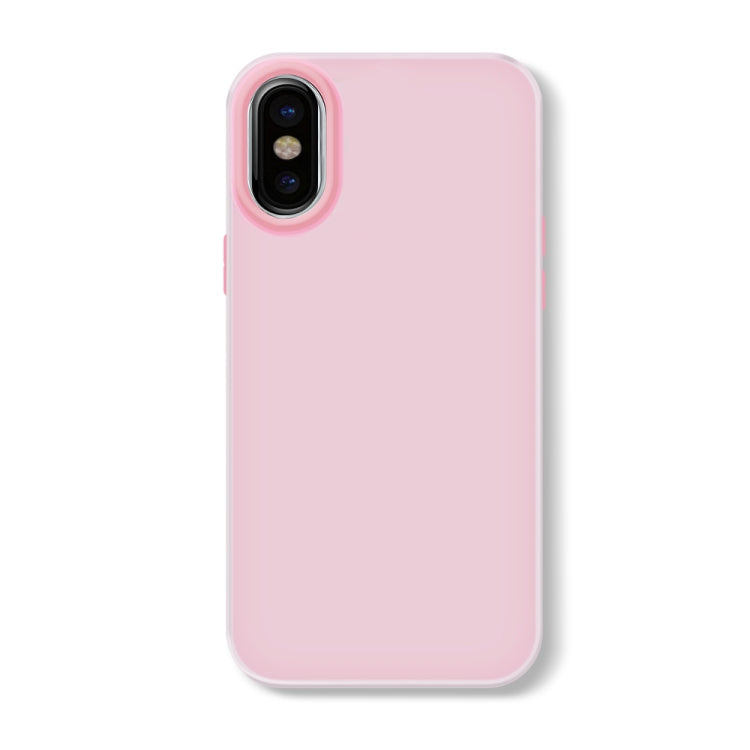 For iPhone X / XS Skin Feeling Jelly Series TPU + PC Full Coverage Phone Case