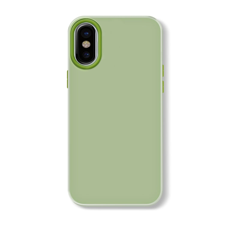 For iPhone X / XS Skin Feeling Jelly Series TPU + PC Full Coverage Phone Case