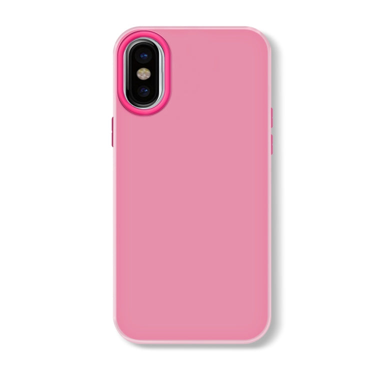 For iPhone X / XS Skin Feeling Jelly Series TPU + PC Full Coverage Phone Case