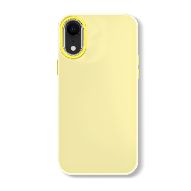 For iPhone XR Skin Feeling Jelly Series TPU + PC Full Coverage Phone Case
