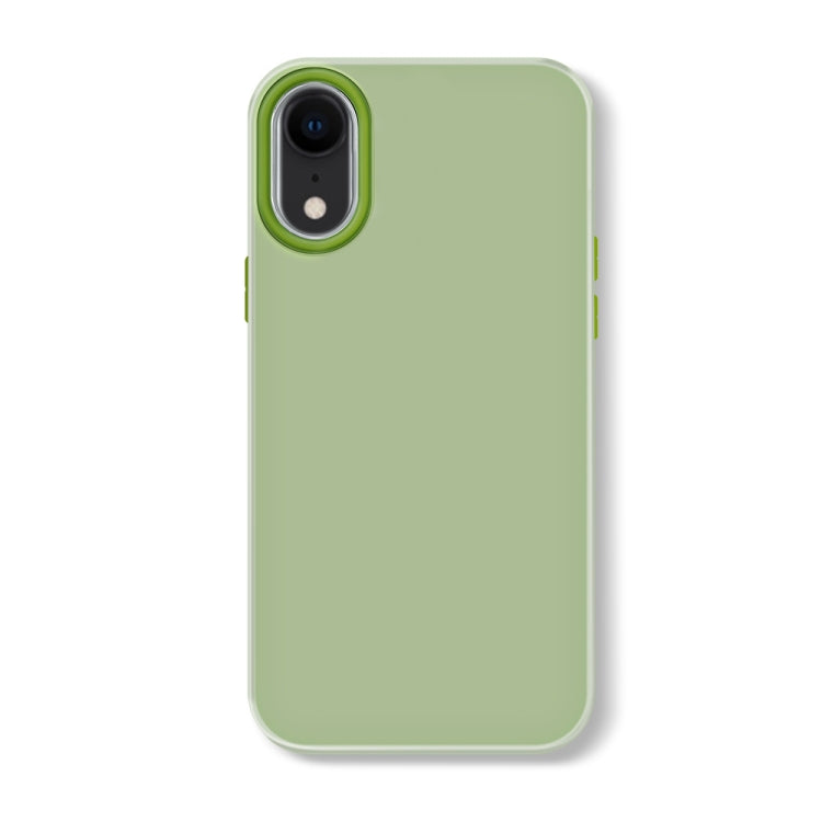 For iPhone XR Skin Feeling Jelly Series TPU + PC Full Coverage Phone Case