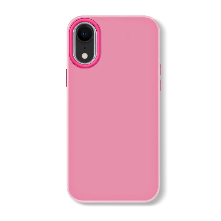 For iPhone XR Skin Feeling Jelly Series TPU + PC Full Coverage Phone Case