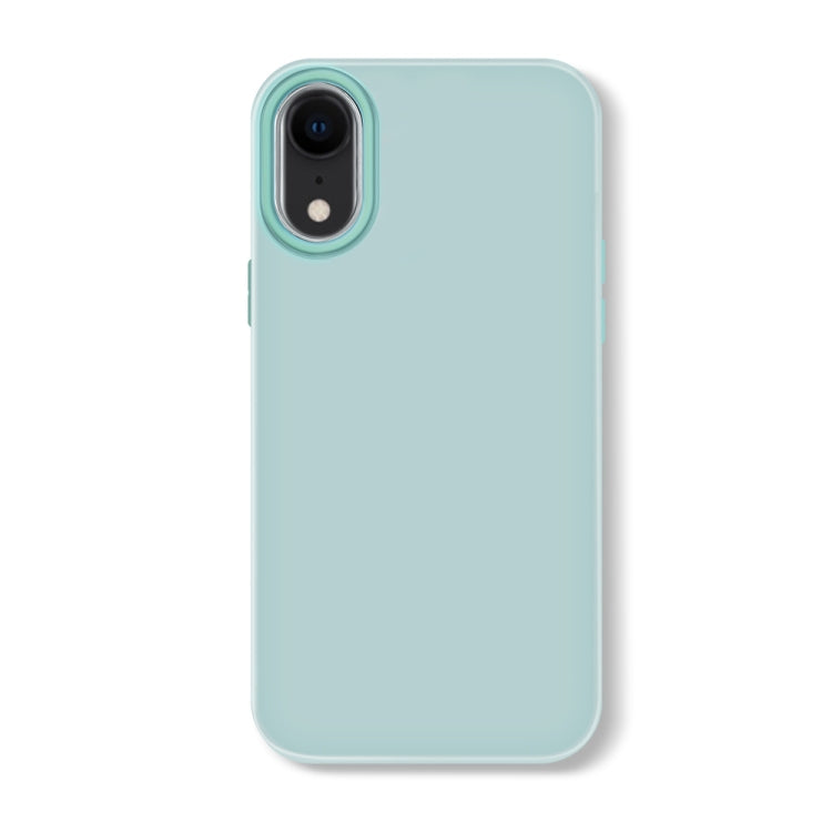 For iPhone XR Skin Feeling Jelly Series TPU + PC Full Coverage Phone Case
