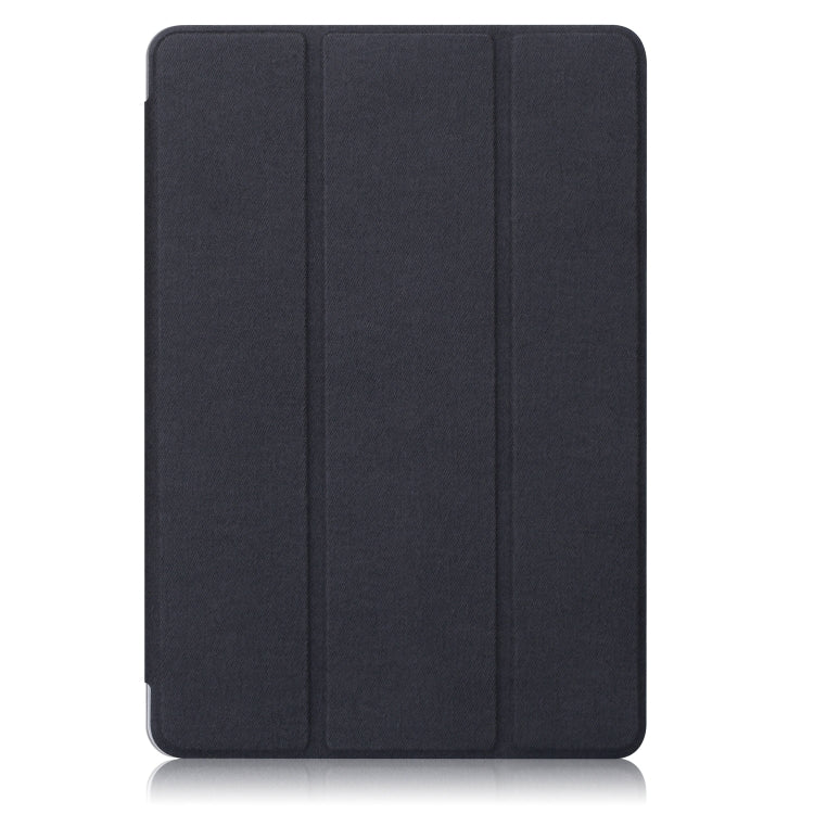 For Samsung Galaxy Tab S6 Lite P610/P615 TPU Horizontal Flip Leather Case with Three-folding Holder & Pen Slot & Sleep / Wake-up Function