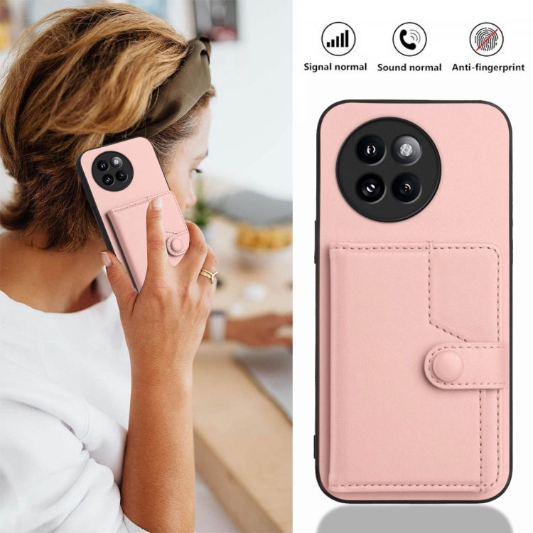 For Xiaomi Civi 4 Pro Button Card Bag RFID Anti-theft Phone Case