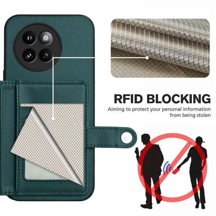 For Xiaomi Civi 4 Pro Button Card Bag RFID Anti-theft Phone Case