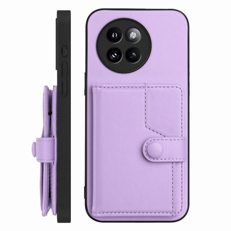 For Xiaomi Civi 4 Pro Button Card Bag RFID Anti-theft Phone Case