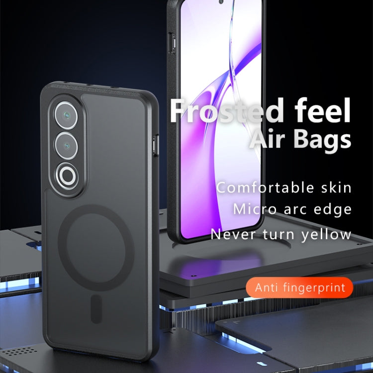 For OnePlus Ace 3V Armor MagSafe Precise Hole PC Hybrid TPU Phone Case - Frosted Black