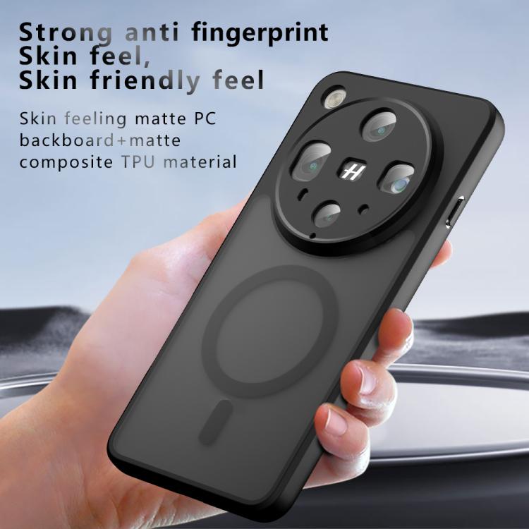 For OPPO Find X8 Ultra Armor MagSafe PC Hybrid TPU Phone Case - Frosted Black