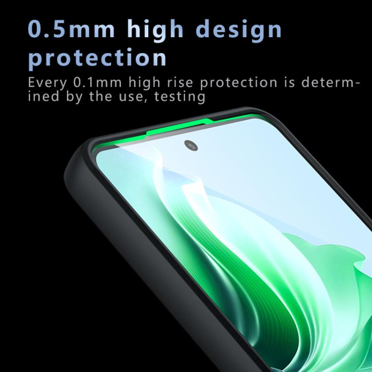 For OPPO Reno11 F Armor MagSafe PC Hybrid TPU Phone Case - Frosted Black