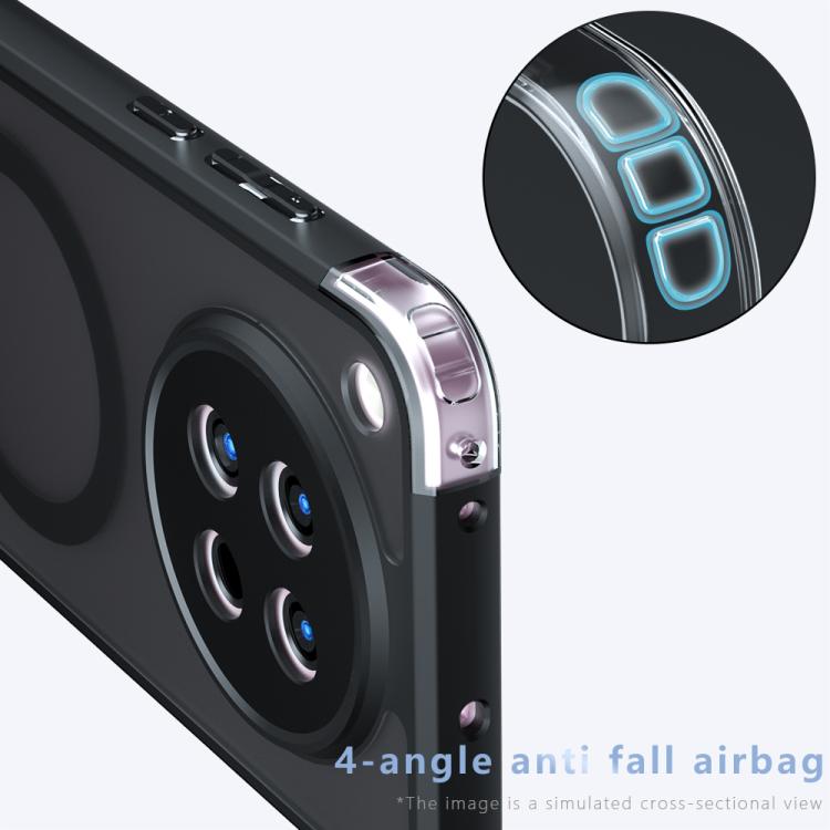 For OPPO Find X8s / X8s+ Armor MagSafe PC Hybrid TPU Phone Case - Frosted Black