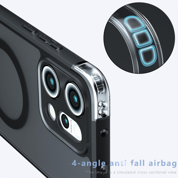 For OPPO Reno14 Pro Global Armor MagSafe PC Hybrid TPU Phone Case - Frosted Black