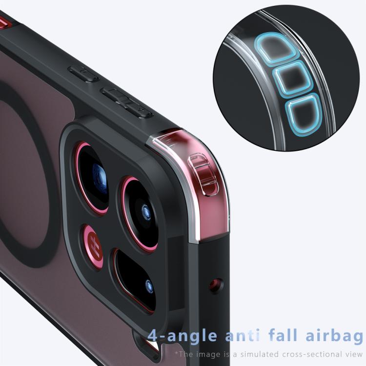 For OPPO Find X9 Pro Armor MagSafe PC Hybrid TPU Phone Case - Frosted Black