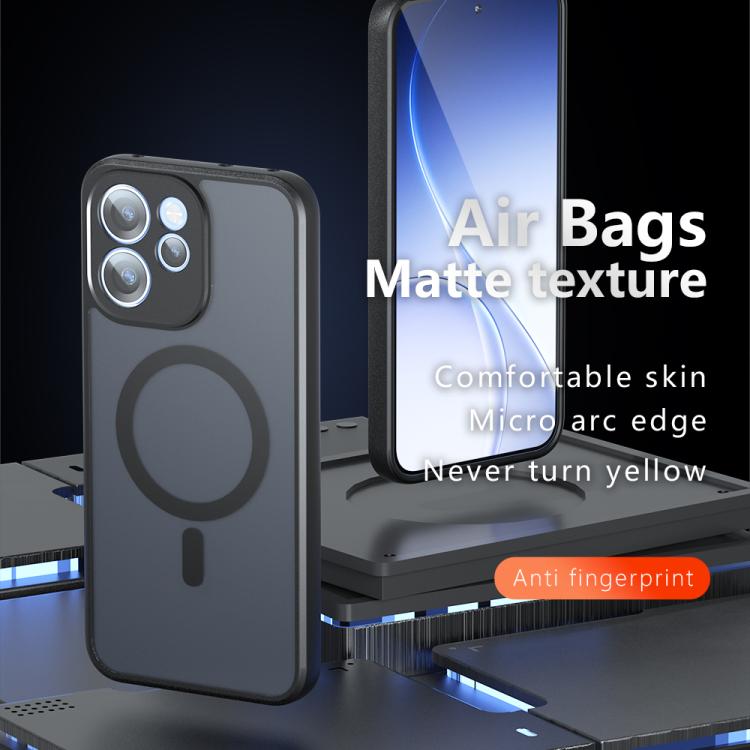 For OPPO Reno15 F 5G Armor MagSafe PC Hybrid TPU Phone Case - Frosted Black