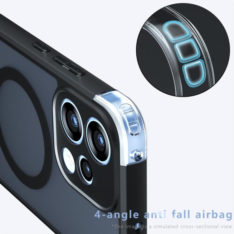 For OPPO Reno15 5G Global Armor MagSafe PC Hybrid TPU Phone Case - Frosted Black
