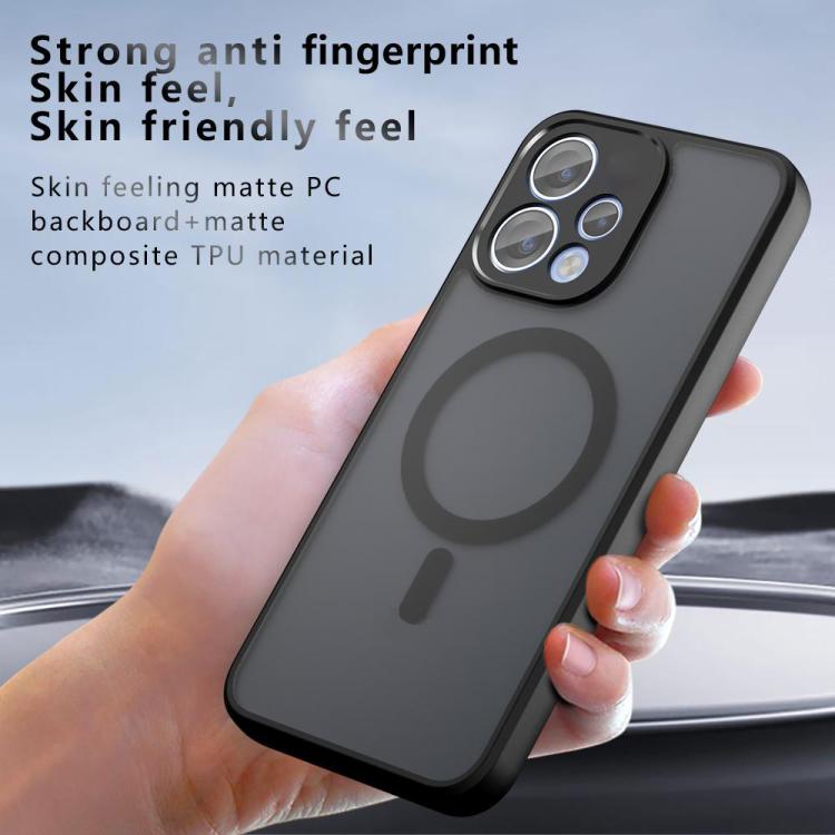 For OPPO Reno15 5G Global Armor MagSafe PC Hybrid TPU Phone Case - Frosted Black