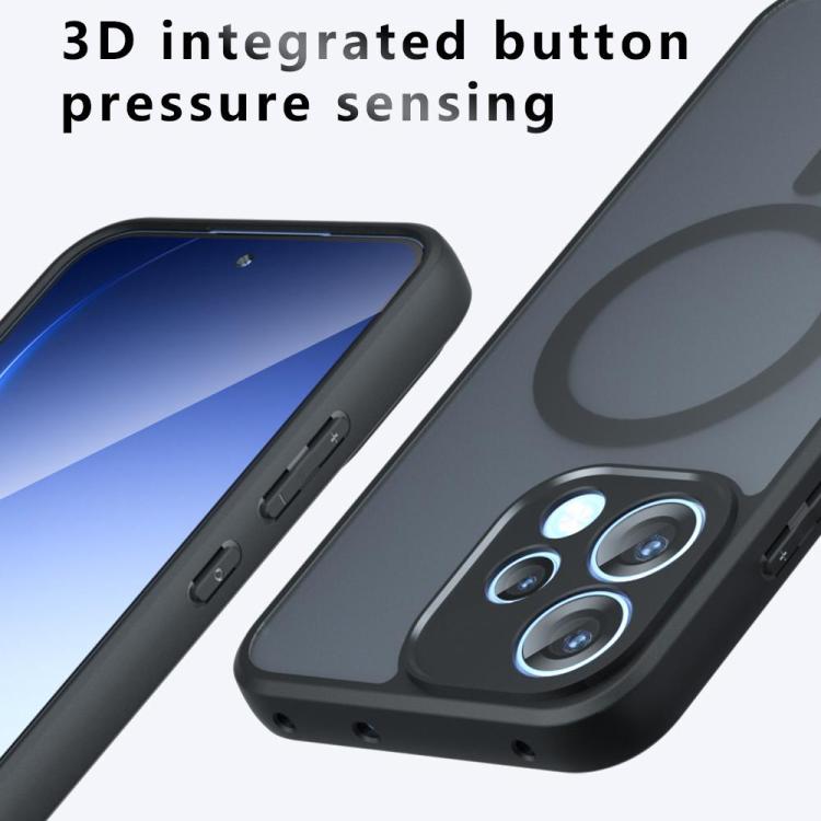 For OPPO Reno15 5G Global Armor MagSafe PC Hybrid TPU Phone Case - Frosted Black