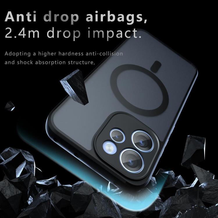 For OPPO Reno15 Pro Max 5G Global Armor MagSafe PC Hybrid TPU Phone Case - Frosted Black