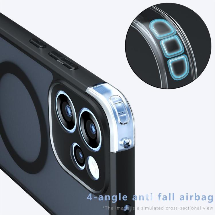 For OPPO Reno15 Pro Max 5G Global Armor MagSafe PC Hybrid TPU Phone Case - Frosted Black