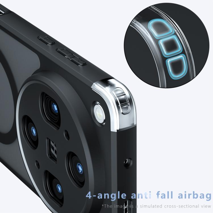 For OPPO Find X9 Ultra Armor MagSafe PC Hybrid TPU Phone Case - Frosted Black